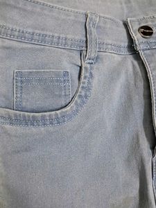 Light Blue Bell Bottom Jeans