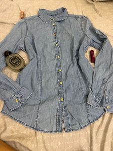 Classic Light Wash Denim Shirt