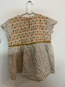 Fabindia Kurta with Block Print