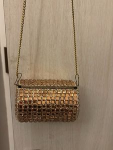 Sparkly Beaded Clutch Bag
