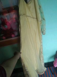 heavy work long gown