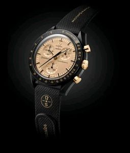 Omega x Swatch MoonSwatch Watch BLACK&amp;champagne DI
