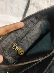 vintage Desigual Black Studded hobo Bag