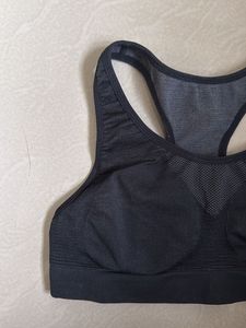 Pack of 4 Black Sports Bra