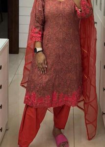 Pashmina three piece Salwar Suit