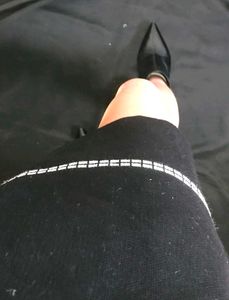 Korean Black High Quality Winter Dress