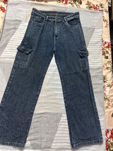 Stylish Black Cargo Jeans