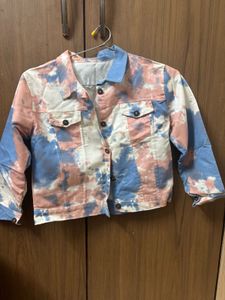 Tie-dye Denim Jacket