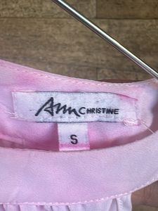 Tie dye White Pink Halter top