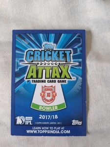 2017 edition sandeep sharma gold foil cricket atta