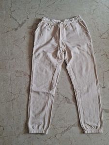 Comfortable Beige Jogger Pants