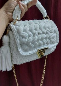 Crochet Handmade Sling Bag For Women And Girls 💫