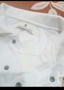 Men's White Polo T-Shirt