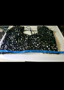 party wear black blouse
