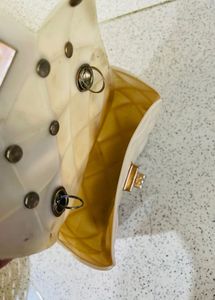 Chic Pearl Handle Clutch Bag