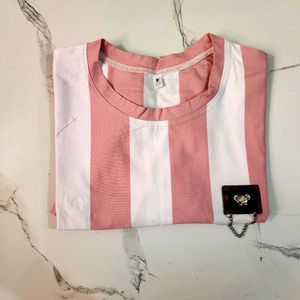 Striped Cropped T-Shirt