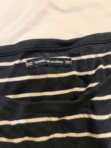 Striped Long Sleeve Top y2k grunge