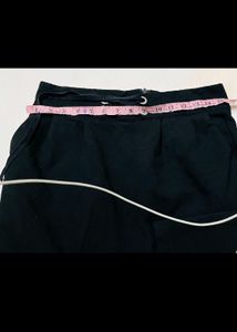 Classy Black Skirt Adjustable Waist