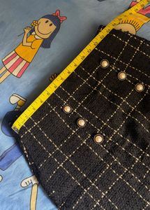 Chic Tweed Mini Skirt | High waist