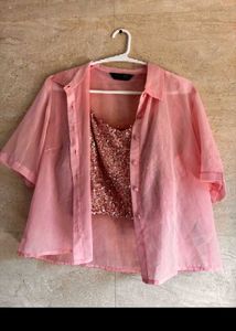 Stunning Sequin Blouse &amp; trouser Set