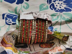 Traditional Glass bangles set