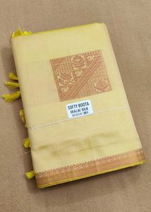 Softy Allover Boota Malai Silk Saree