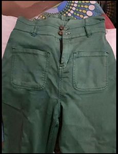 Faded High' Waist Pant