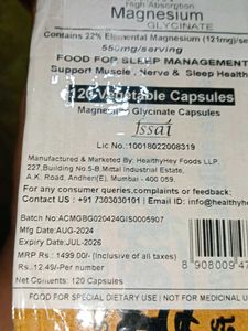 Healthy Hey Magnesium Glycinate Tablet