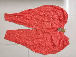 BRAND NEW PATIYALA PANT WITH TAG, BEAUTIFUL ORANGE