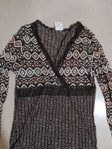 Y2K Sheer Long Sleeve Top