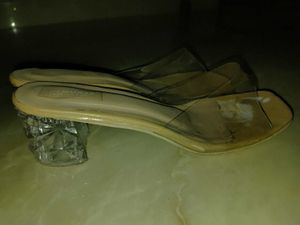 transparent heels