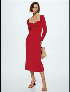 Mango Ribbed Dress