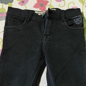 Classic Black Denim Jeans