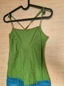Creative Cotton Denim Dress 💚💙