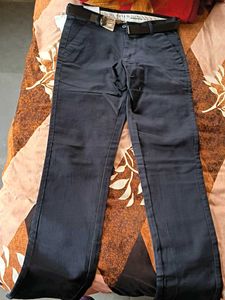 Santro Men's Dark Blue Chinos