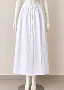 Classic lavender Elastic Waist Maxi Skirt