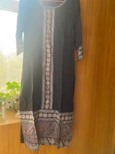 Black Stylish Kurta