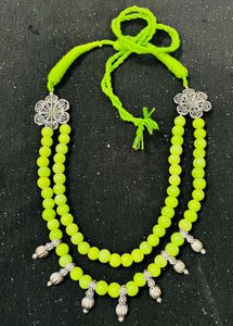 Bohemian Beaded Necklace combo of two