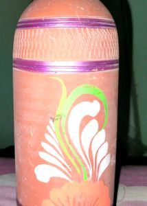 Clay Soil Handmade & Handcrafted Water Bottle .