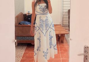 Bohemian Embroidered Maxi Dress