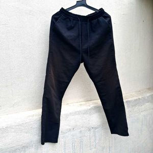 Black  Relaxed Fit Pants