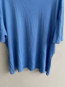 Light Blue Ribbed T-Shirt