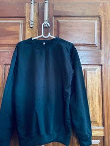 Classic Black Crewneck Sweatshirt
