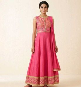 Stunning Pink Anarkali Gown