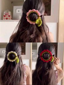 Handmade Crochet Flower Hair Stick Accessories