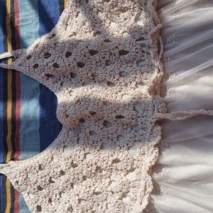 Cream Fairy Tale Lace Dress
