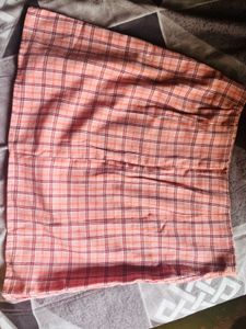 Pink Plaid Mini Skirt