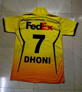 🔥 CSK Dhoni No. 7 Jersey 💛🦁