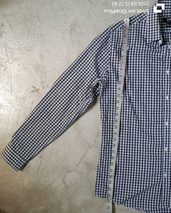 Men's Black &amp; White Gingham Shirt original and bra