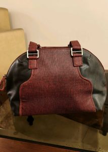 Bagit Red Black Stylish Functional Handbag